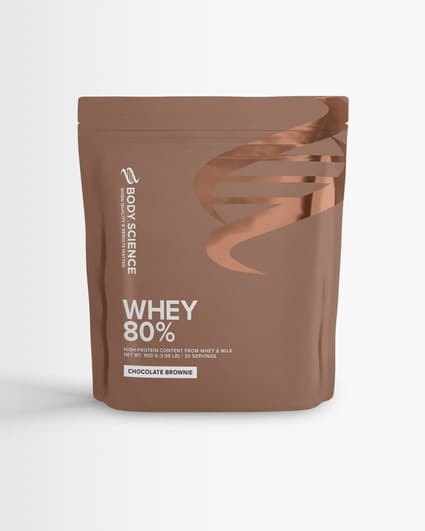 Body Science Whey 80% – Chocolate Brownie proteinpulver
