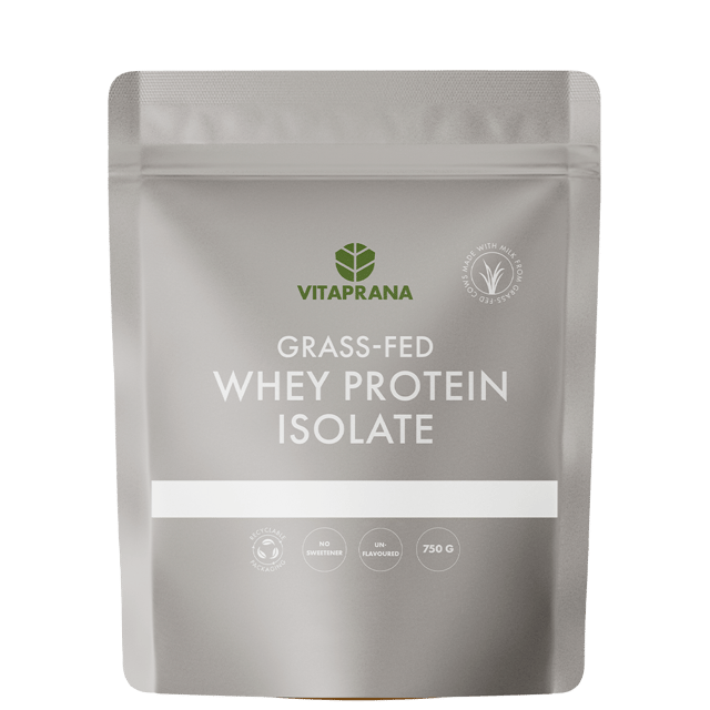 Vitaprana Grass-fed Whey protein isolate – Naturell proteinpulver