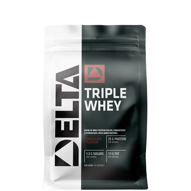 Delta Nutrition Triple Whey protein – Chocolate proteinpulver