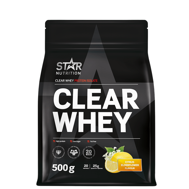 Star Nutrition Clear Whey – Citrus Elderflower proteinpulver