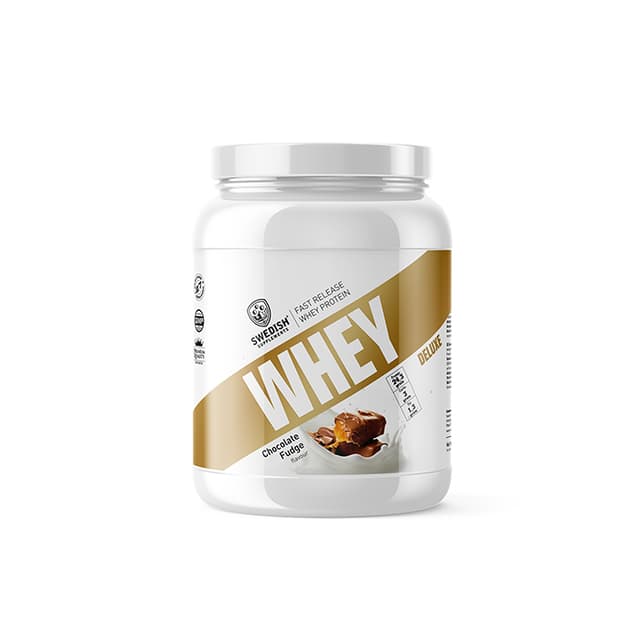 Swedish Supplements Whey Deluxe – Chocolate Fudge proteinpulver