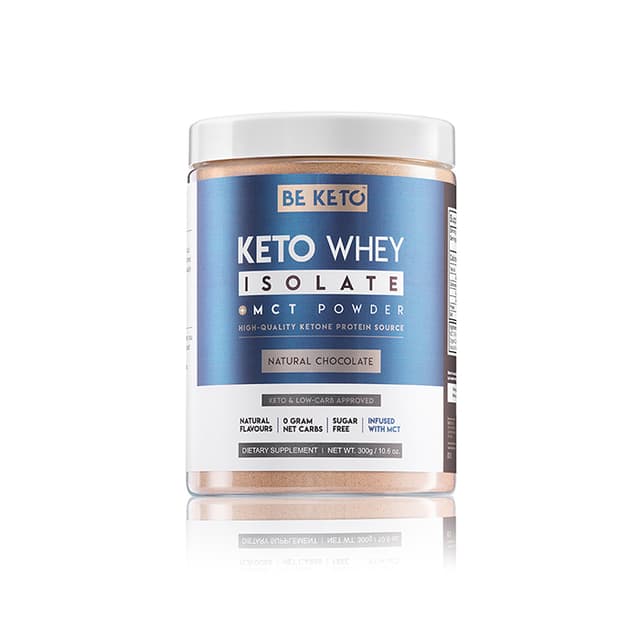 BeKeto KETO Whey + MCT – Chocolate proteinpulver