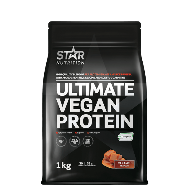 Star Nutrition Ultimate Vegan Protein – Caramel proteinpulver